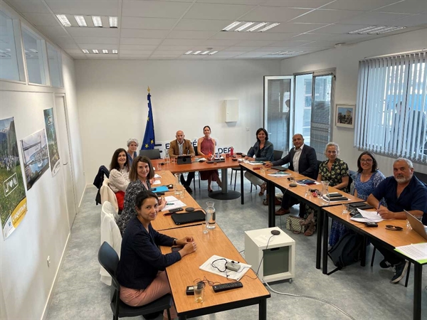 Encuentro en Hendaya entre representantes del CES vasco, del CESER de Nueva Aquitania y de la Eurorregión