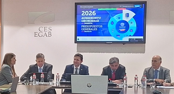 Comparecencia de Noël d´Anjou ante el CES para presentar el proyecto de Presupuestos de 2026