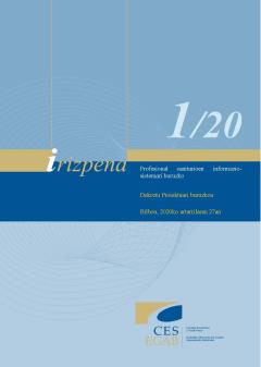 1/20 Irizpena Osasun-profesionalen informazio-sistemari buruzko dekretu-proiektuari buruzkoa