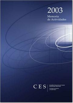 Memoria de actividades 2003 (pdf).