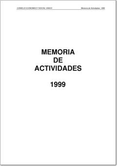 Memoria de actividades 1999 (pdf).