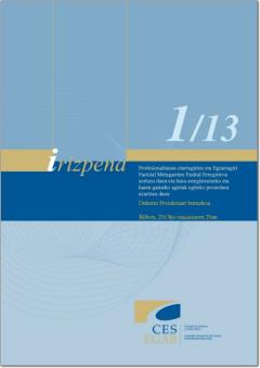 1/13 Iripena, Profesionaltasun-ziurtagirien eta Egiaztagiri Partzial Metagarrien Euskal Erregistroa sortzen duen eta hura erregistratzeko eta haren gaineko agiriak egiteko prozedura ezartzen duen Dekr