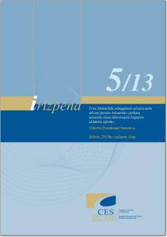 5/13 Irizpena, Foru Aldundiek adingabeen adopzioaren arloan jarraitu beharreko jarduna arautzen duen dekretuaren bigarren aldaketa egiteko dekretu proiektuari buruzkoa.