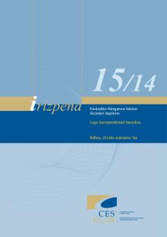 15/14 Irizpena Euskadiko Hirugarren Sektore Sozialari dagokion Legearen Aurreproiektuari buruzkoa