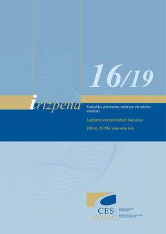 16/19 irizpena, Euskadiko Dokumentu Kudeaketa Integralari eta Dokumentu Ondareari buruzko Lege Aurreproiektuari buruzkoa 