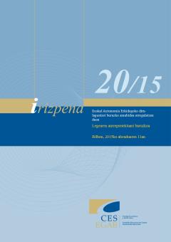 20/15 Irizpena Euskal Autonomia Erkidegoko Diru-laguntzen Araubidearen Lege Aurreproiektuari buruzkoa