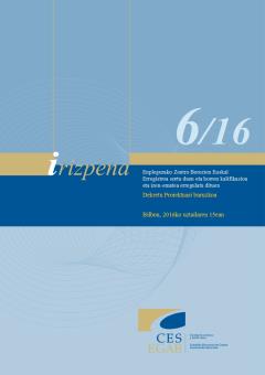 6/16 Irizpena, Enplegurako Zentro Berezien Euskal Erregistroa sortu duen eta horren kalifikazioa eta izen-ematea erregulatu dituen dekretu proiektuari buruzkoa