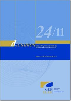 Dictamen 24/11 sobre el Proyecto de Decreto de Estándares Urbanísticos.