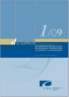 Dictamen 1/09 sobre el Anteproyecto de Ley de Modificación de la Ley de Atención y Protección a la Infancia y a la Adolescencia.