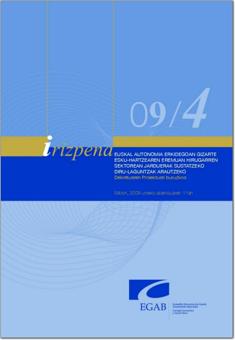 4/09 IRIZPENA, Euskal Autonomia Erkidegoan gizarte esku-hartzearen eremuan hirugarren sektorean jarduerak sustatzeko diru-laguntzak arautzeko Dekretuaren Proiektuari buruzkoa.