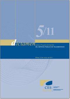 Dictamen 5/11 sobre el Proyecto de Decreto del servicio público de teleasistencia