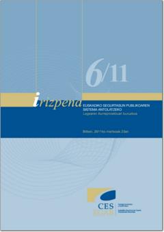 6/11 Irizpena, Euskadiko Segurtasun Publikoaren Sistema Antolatzeko Legearen Aurreproiektuari buruzkoa