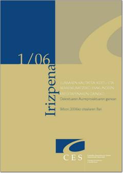 1/06 irizpena, Lurraren kalitatea ikertu eta Berreskuratzeko erakundeen Kreditapenaren gaineko Dekretu Aurreproiektuaren gainean (pdf).